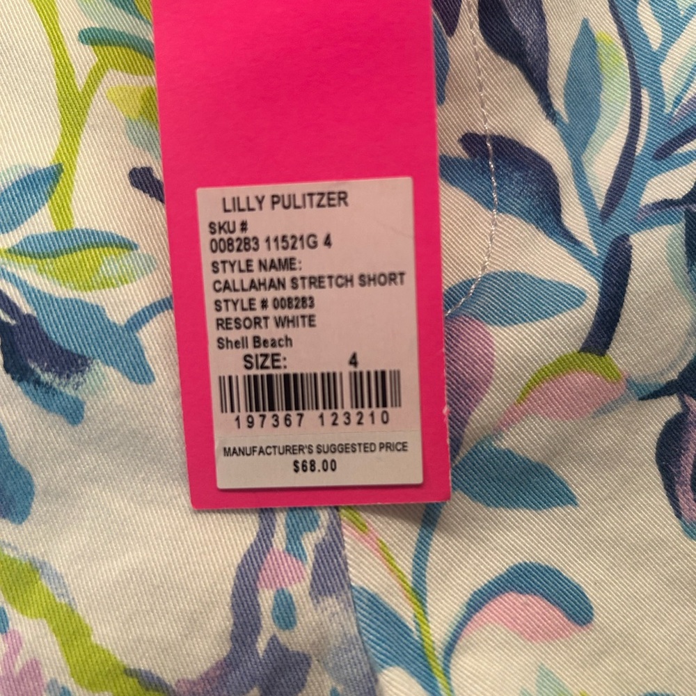 Lilly Pulitzer Blue and Green Bermuda Shorts - Picture 4 of 4